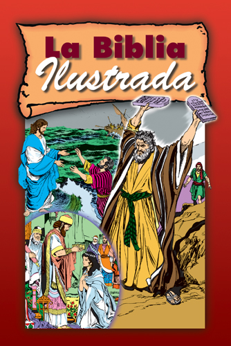 Cover of the Biblia Ilustrada, an illustrated Bible distributed to the Deaf